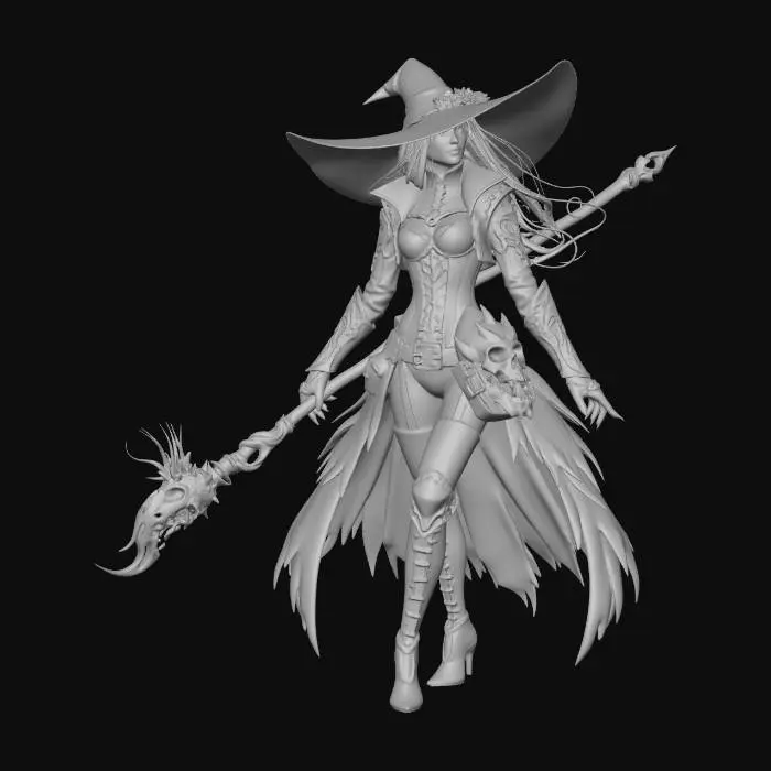 3D model for Red Witch