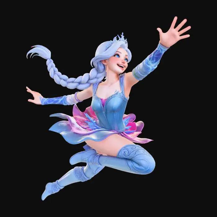 3D model for Whisp Princess Leap