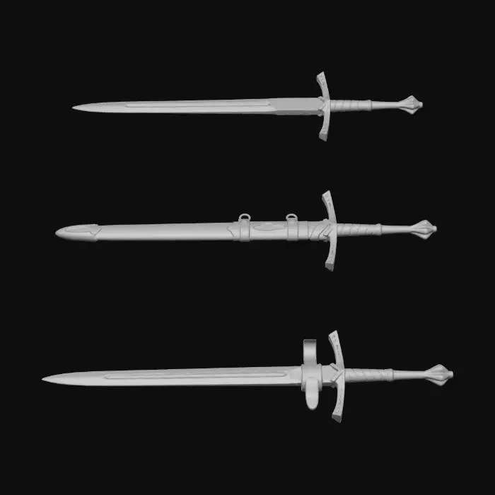 3D model for Threefold Blade
