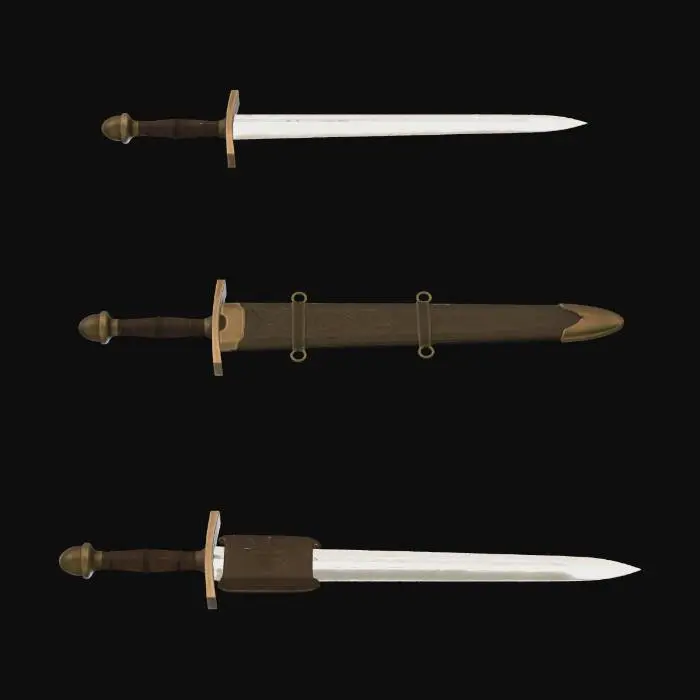 3D model for Early Longsword