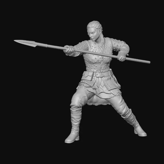 3D model for Iron Spear Warlord
