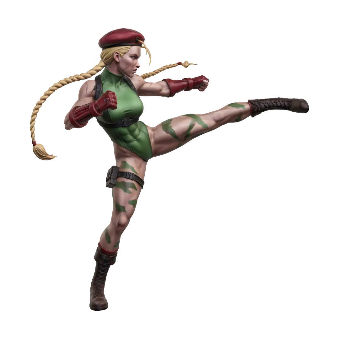 Cammy - Arrow 3D model, vytvořený pomocí AI