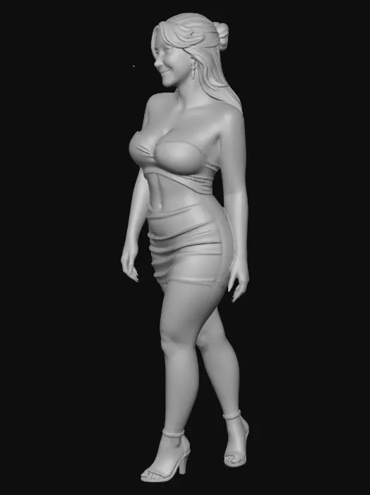 3D model for Elegance in Red