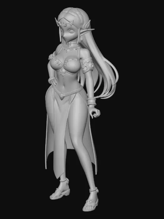 3D model for Elf Princess