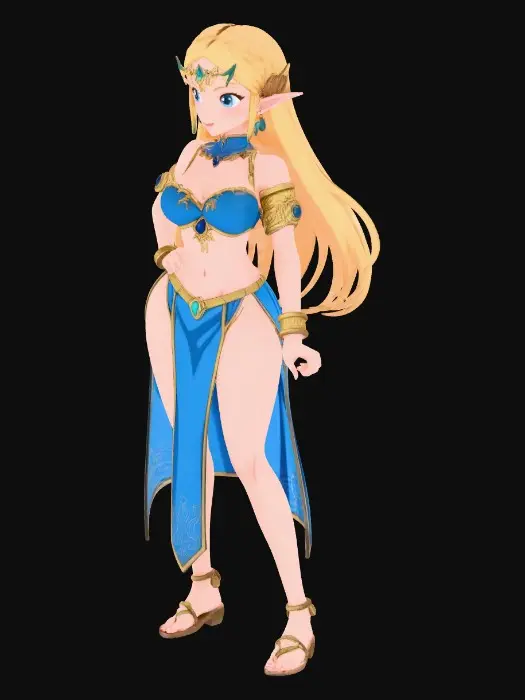 3D model for Elf Princess