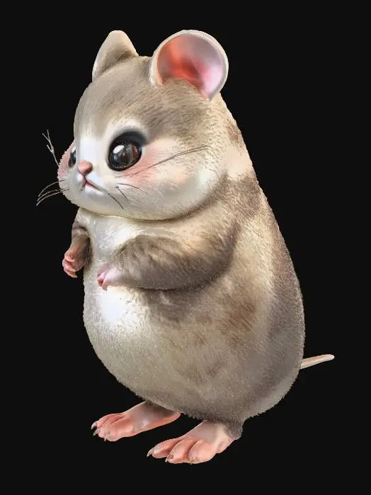 3D model for Plush Puffball