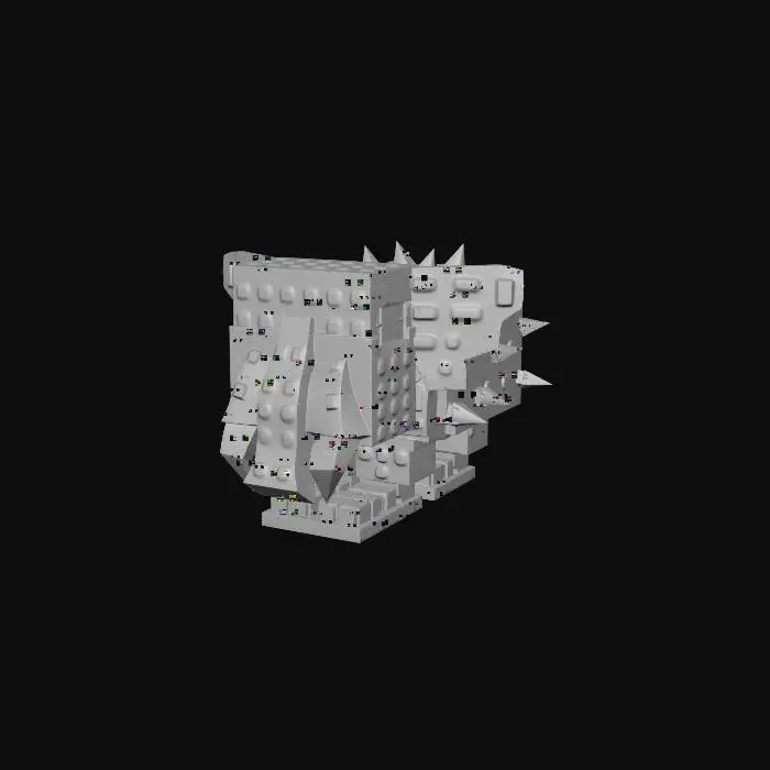 3D model for elephant cactus