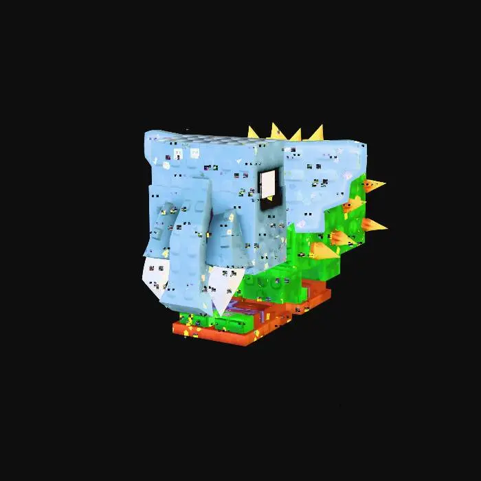 3D model for elephant cactus