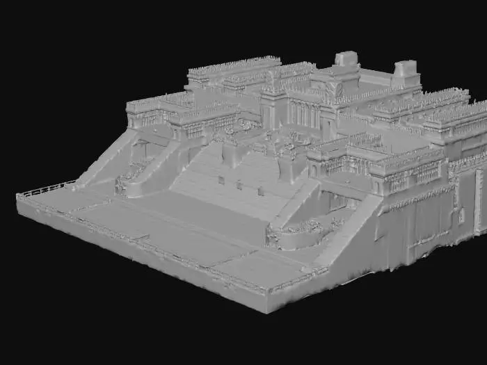 3D model for Monumental Port Fortress