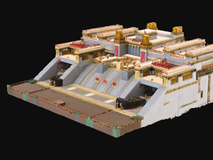 3D model for Monumental Port Fortress