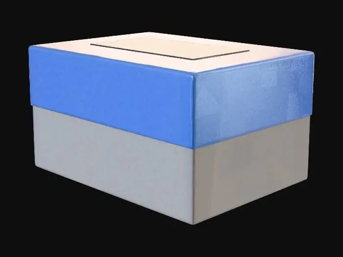 3D model for Blue Square Box