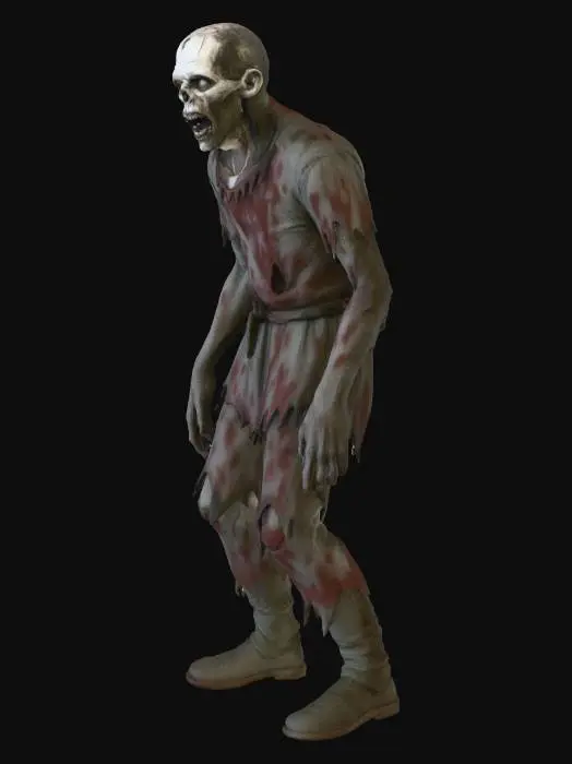 3D model for Zombie Lurker