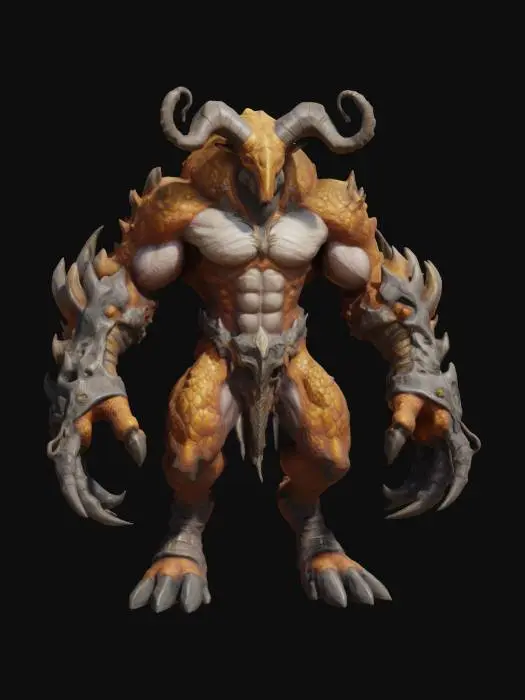 3D model for Infernal Beastmaster