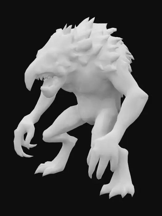 3D model for Nightshade Raptor