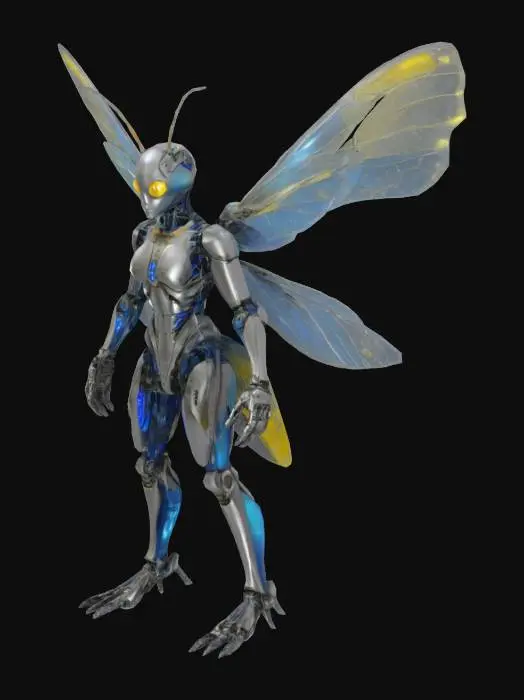 3D model for Cybernetic Wasp Avenger