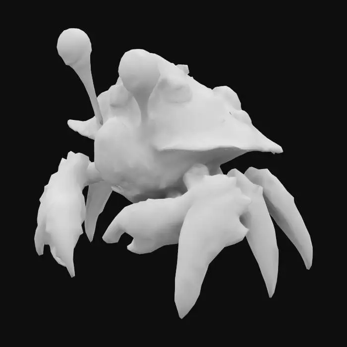 3D model for Crimson Claw Crustacean
