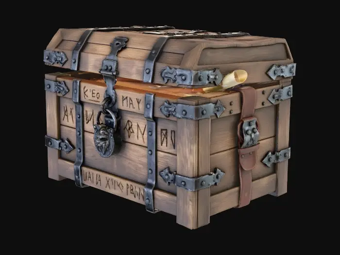3D model for Enchanted Treasure Chest