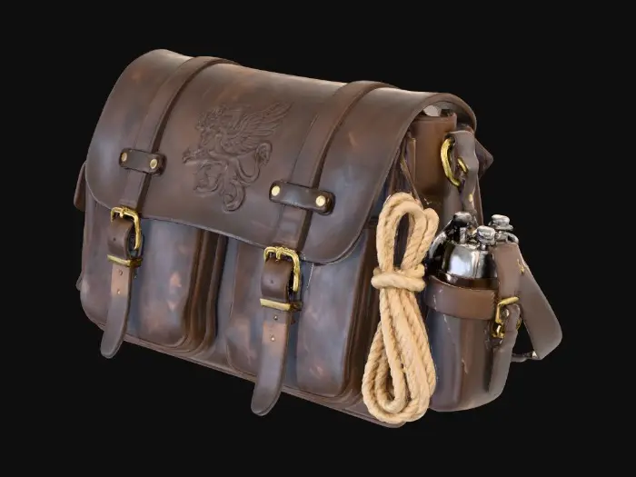 3D model for Adventurer's Satchel