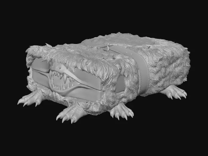 3D model for Monster Book Creature