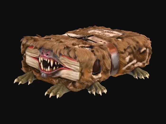 3D model for Monster Book Creature