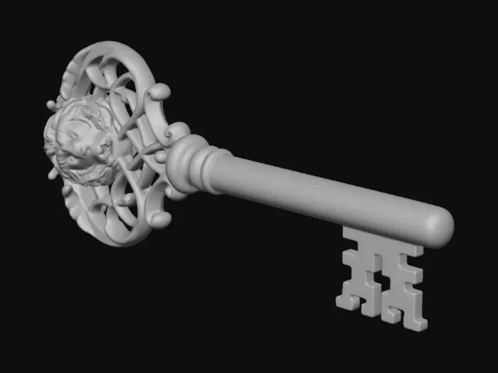 3D model for Lion's Head Key