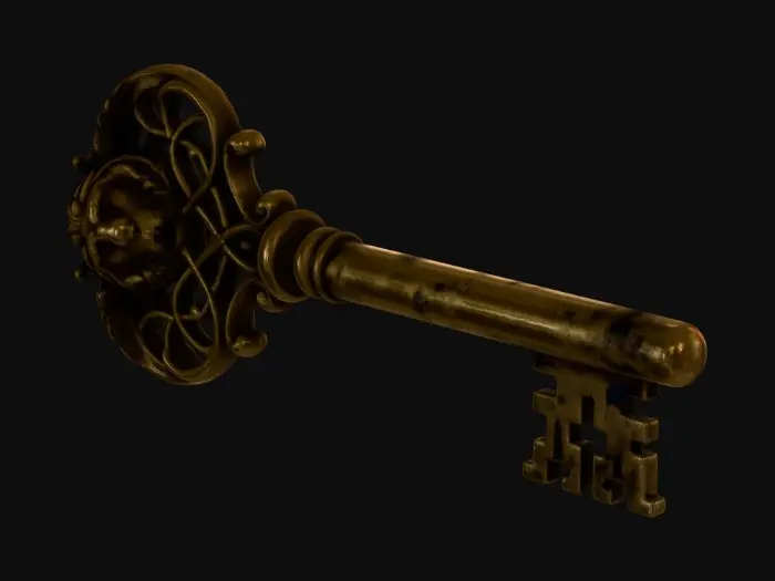 3D model for Lion's Head Key