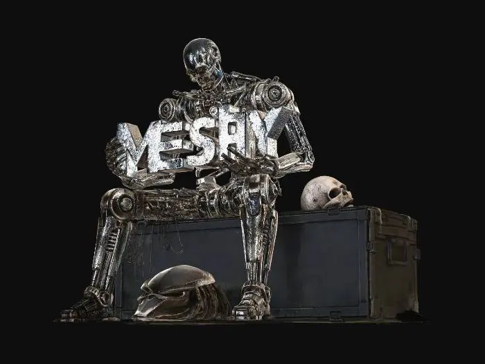 Meshy the Mech — Meshy AI 3D model