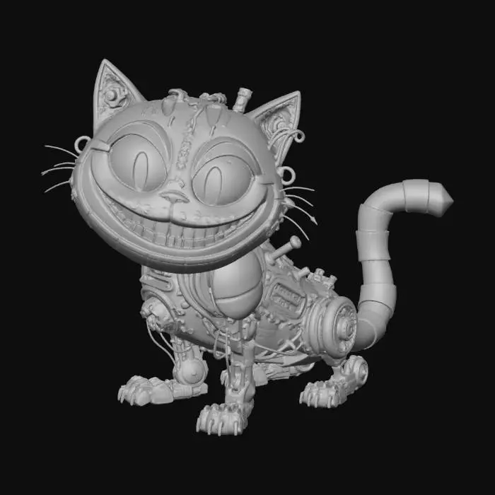 3D model for Grinsekatze