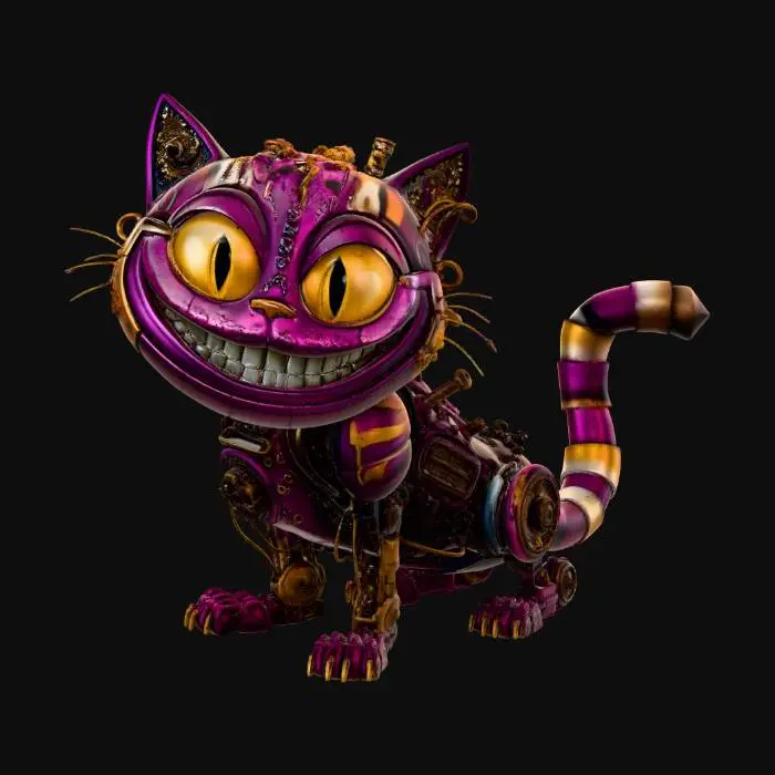 3D model for Grinsekatze