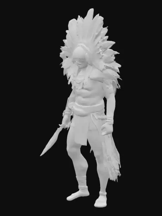 3D model for GOD Azteca's Warrior, Strong