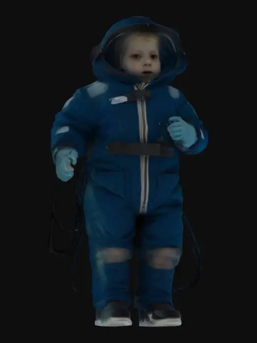 3D model for cryogenically frozen child.