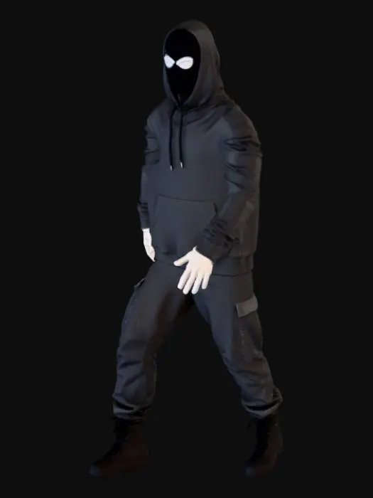 3D model for Hidden Identity in Black