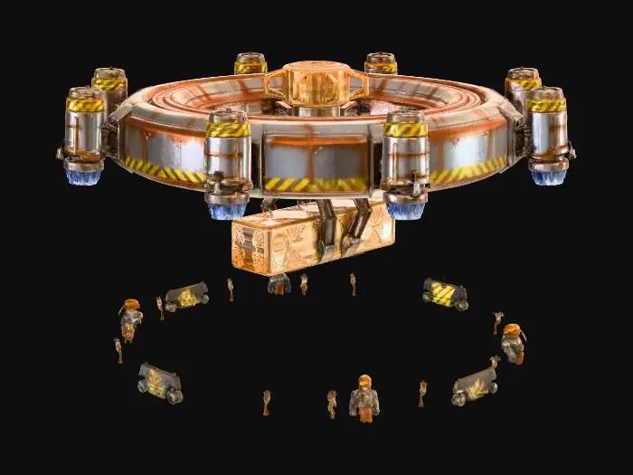 3D model for DropShip Landing