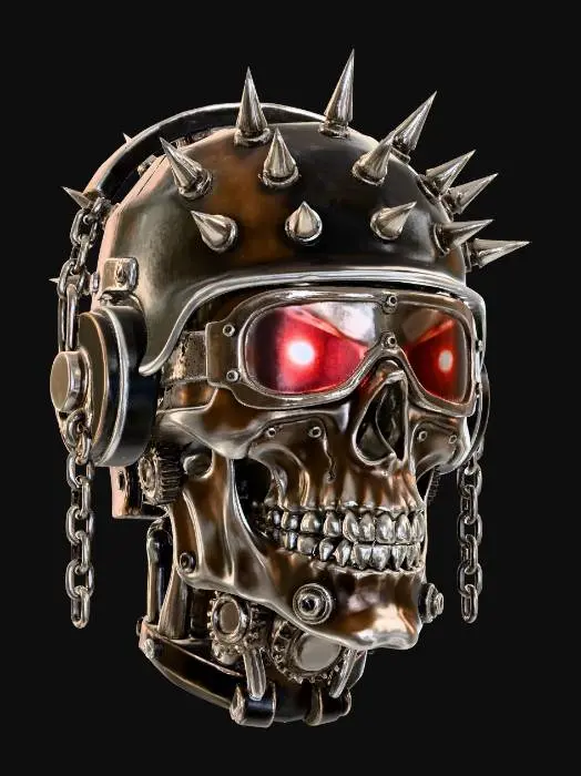 3D model for Dystopian Skull Visage