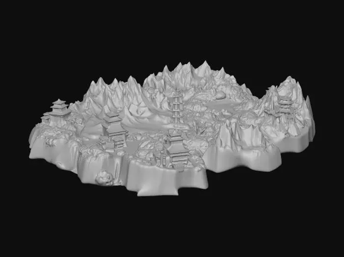 3D model for METIN 2 MAP