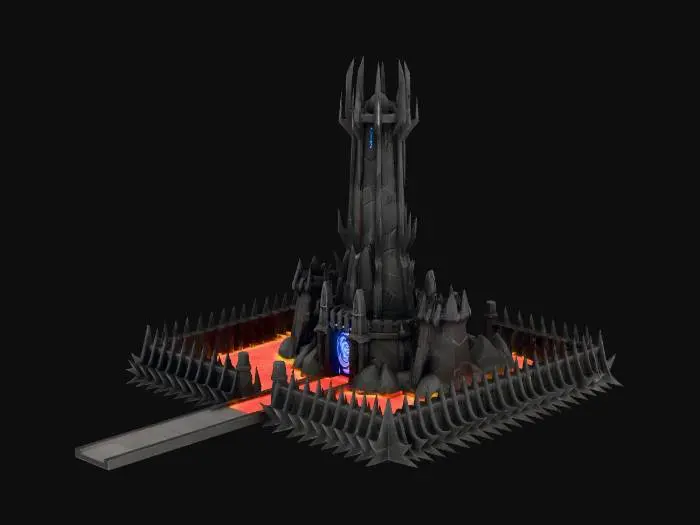 3D model for Dark Fortress Realm
