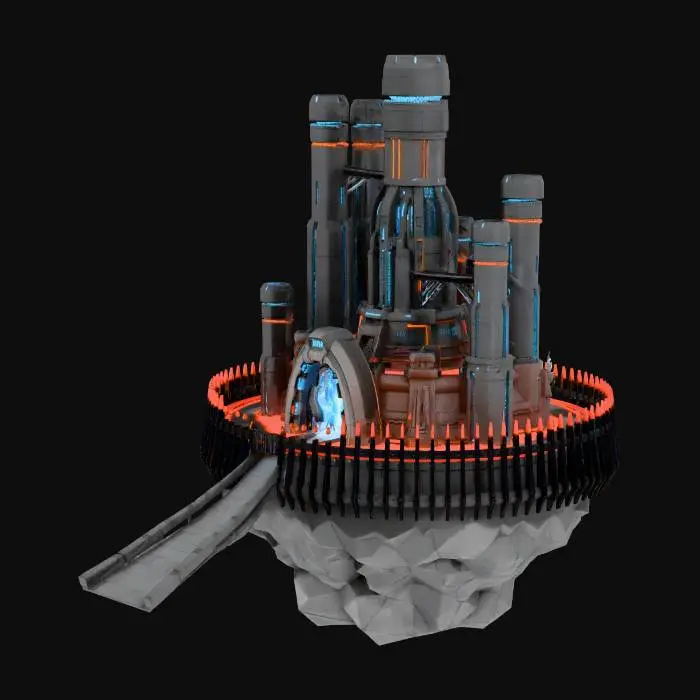 3D model for Fortress of the Sky