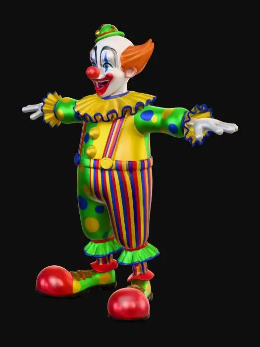 3D model for Rainbow Clown