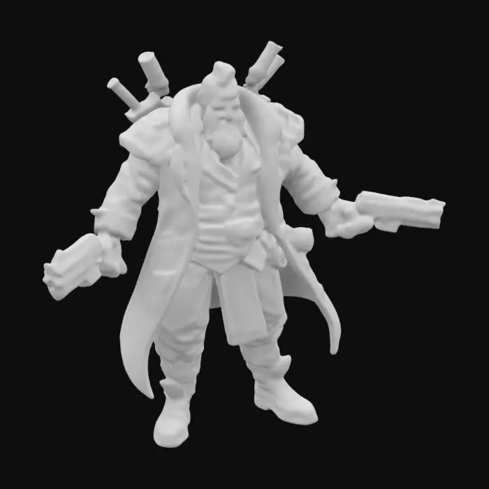 3D model for 3D Game [Unity Asset], End game Boss, Spicy Attitude, flair, One upper type ego, gun's, bombs, explosions, Money.