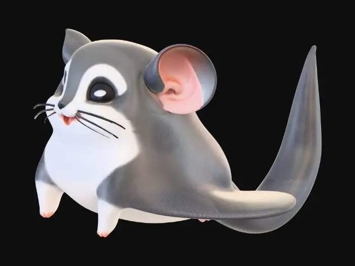 3D model for Flying Fuzzball