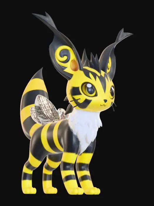 3D model for Bee-Cat Fantasia