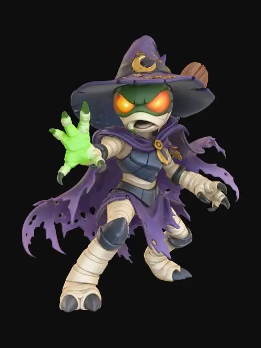 3D model for Mage Mummy Warrior