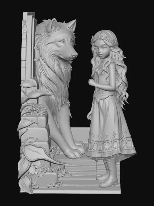 3D model for Guardian of the Forest