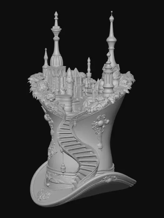 3D model for Whimsical Castle Ascension