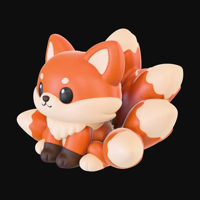 3D model for Kitsu Cuddles