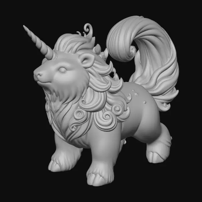 3D model for polar fluff