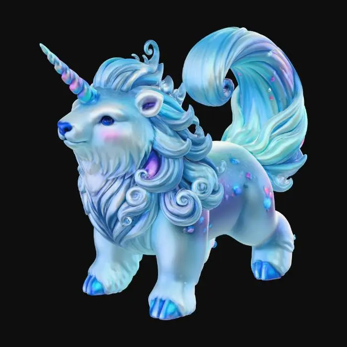 3D model for polar fluff