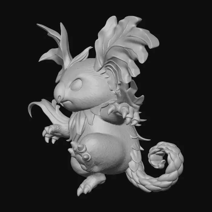 3D model for Leafy Vengeance Koala