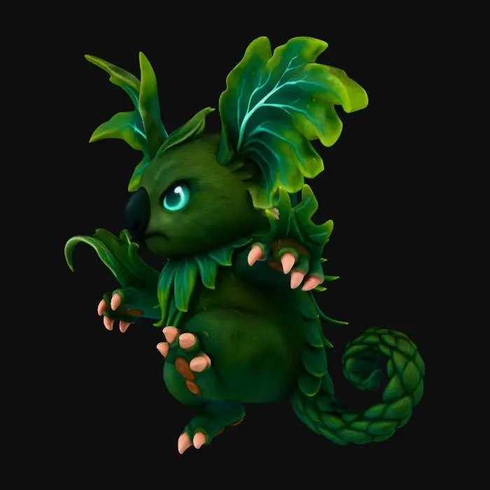 3D model for Leafy Vengeance Koala