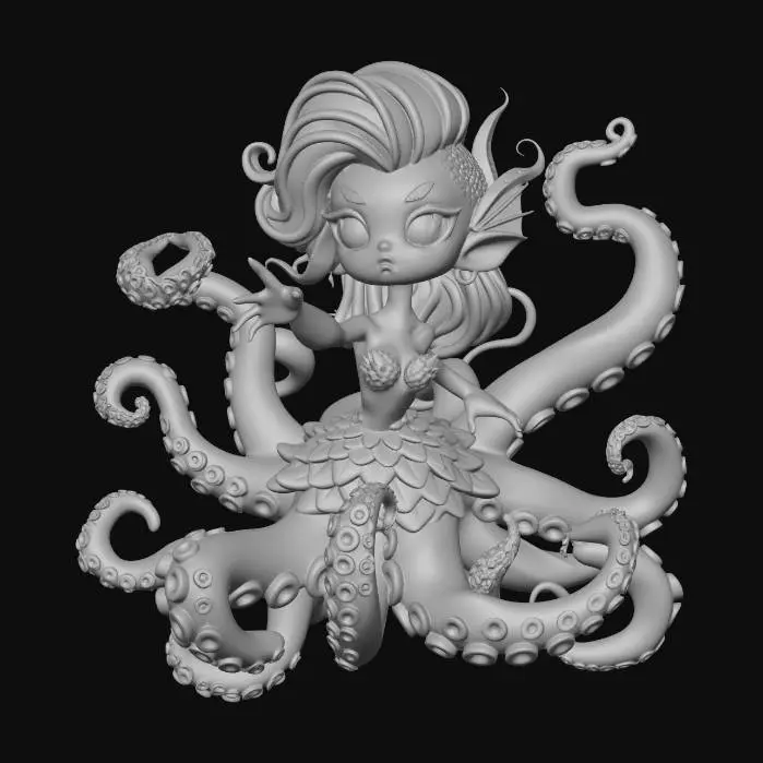 3D model for OctoEnchantress